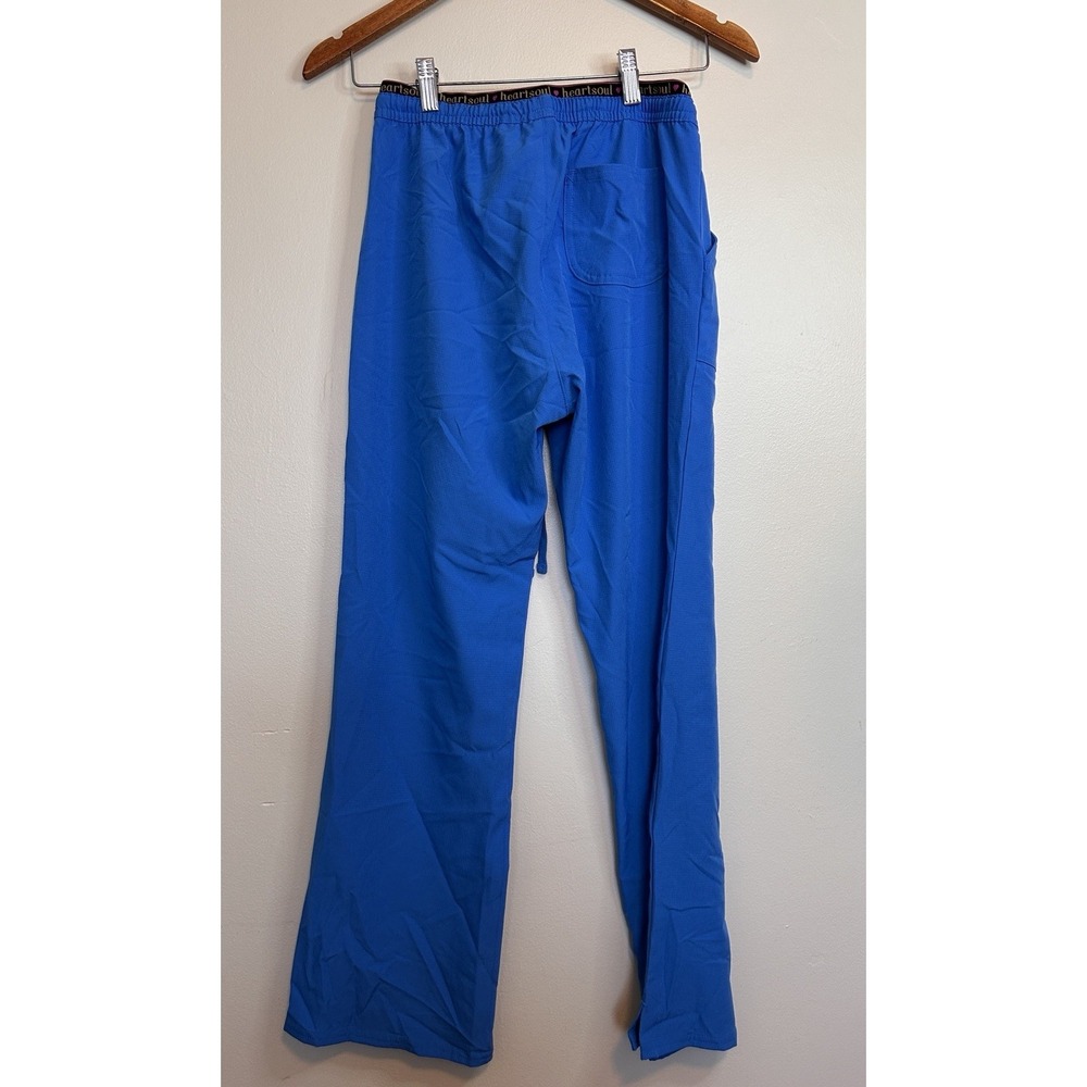 HeartSoul "Break On Through" Low Rise Drawstring Scrub Pants, Size SP - Picture 3 of 6